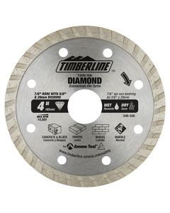 Timberline 640-200 4" Wet/Dry Turbo Rim Diamond Saw Blade
