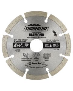 Timberline 640-310 4-1/2" Wet/Dry Segmented Rim Diamond Saw Blade