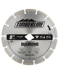Timberline 640-345 8" Wet/Dry Segmented Rim Diamond Saw Blade
