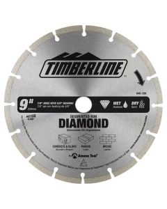 Timberline 640-350 9" Wet/Dry Segmented Rim Diamond Saw Blade
