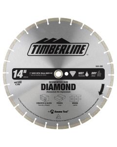 Timberline 640-380 14" Wet/Dry Segmented Rim Diamond Saw Blade