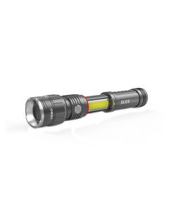 Nebo 6434 Slyde King Rechargeable Flashlight, 580 Lumens, Red, LED