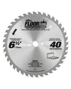 Timberline 65042 Floor King 6-1/2" x 40T Carbide Tipped Saw Blade