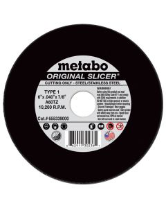 Metabo 655339000 6" Type 1 A60TZ Original Slicer