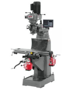 JET 691183 JVM-836-3 Milling Machine with Newall DP700 2-Axis DRO & X & Y-Axis Powerfeeds