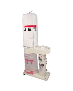 JET 708642MK DC650 Dust Collector with 5-Micron Bag Filter Kit