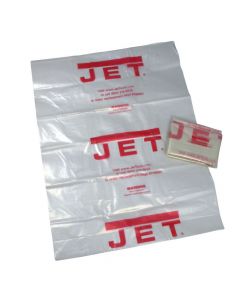 JET 709565 14" Clear Plastic Collection Bag for DC-650 Dust Collector, 14" diameter, 23" length