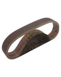 Makita 742301-7 1‑1/8" x 21" 40 Grit Abrasive Belt, 10 Piece