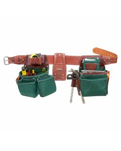Occidental Leather 8080DBLH M Oxylights Framer Tool Belt Set with Left Handed Double Outer Bag