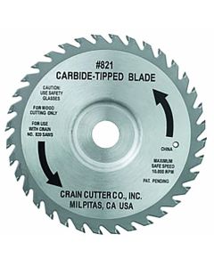Crain 821 6-1/2" Carbide Tipped Heavy-Duty Undercut Saw Blade