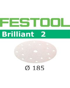 Festool 493024 7 1/4" Brilliant 2 P100 Grit Abrasive Sheet for LEX 2 185 Sander, 100/Pack