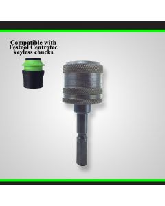 Snappy Tools 90011 Festool Centrotec 1/4" Hex Quick Change Chuck Adapter