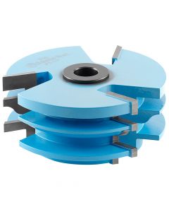 Amana Tool 935 3-1/2" 3-Wing Reversible Stile and Rail Ogee Shaper Cutter