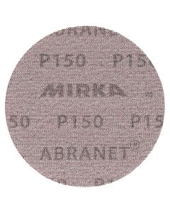 Mirka 9A-232-150 Abranet 5" Grip P150 Abrasive Sanding Disc, 50 Piece