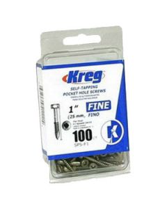 Kreg SPS-F1-100 #7 x 1" Zinc Pocket-Hole Screw
