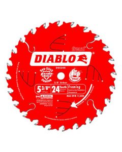 Freud Diablo D0524X 5-3/8" 24T ATB Cordless Trim Circular Saw Blade