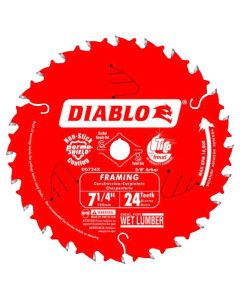 Freud D0724A Diablo 7 1/4" Carbide Tipped Framing Saw Blade