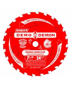Freud D0724DA Diablo Demo Demon 7 1/4"Carbide Tipped Circular Saw Blade