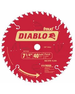 Freud D0740A Diablo 7 1/4" Carbide Framing Saw Blade