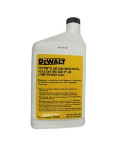DeWalt D55001 Quart Bottle Synthetic Compressor Oil