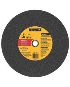 DeWalt DW8001 14" Type 1 Metal Cutting Chop Saw Wheel