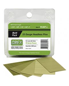 Grex P6/MP-L 23-Gauge Multi-Pack Headless Pin