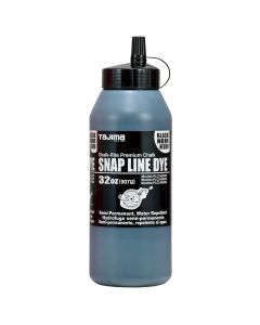 Tajima PLC3-BK900 32oz Black Snap Line Dye Ultra-Fine Powdered Chalk