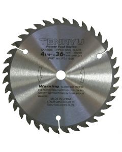 Tenryu PT-11536 Power Tool 4-1/2" x 36T Carbide Tipped Saw Blade
