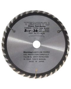 Tenryu PT-14036 Power Tool 5-1/2" x 36T Carbide Tipped Saw Blade