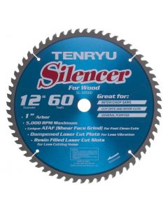 Tenryu SL-30560 Silencer 12" x 0.098" 60T Carbide Tipped Saw Blade