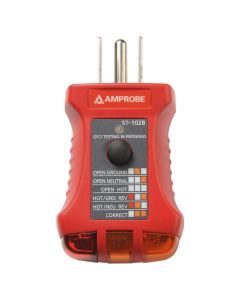 Amprobe ST-102B Receptacle Tester with GFCI
