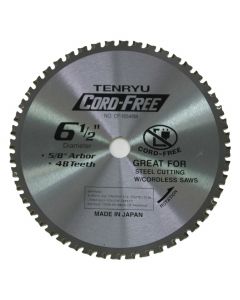 Tenryu CF-16548M Cord-Free 6-1/2" x 48T Carbide Tipped Saw Blade