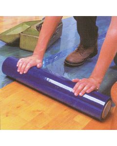 24" x 200' Roll size Blue Carpet/Floor Duct Wrap Film