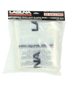 Laguna ADCBAGS-20GAL-0145 Reusable Heavy Duty Plastic Dust Collectors Bags, 10 Pack
