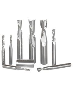Amana Tool AMS-125 8 Piece Up and Down-Cut Spiral CNC Router Bit Set