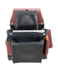 Occidental Leather B5060 Black 3 Pouch Pro Fastener Bag