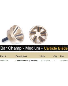 ITM Tools BAR-02C 1/2" - 1-3/8" Medium Carbide Bar Champ
