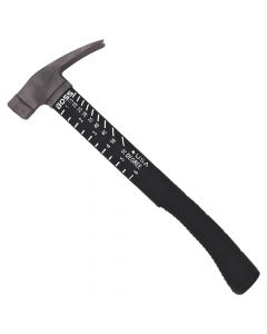 BOSS Hammer BH10TIPFS 10 oz Fiberglass Handle Smooth Face Titanium Hammer