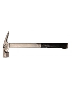 BOSS Hammer BH16TIM 16" Fiberglass Handle Milled Face Titanium Hammer
