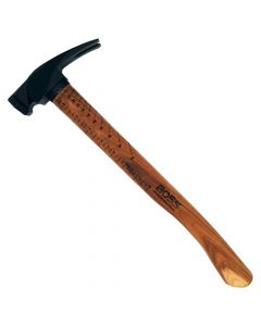 BOSS Hammer BHSTHI18M 22 oz Hickory Handle Milled Face Steel Hammer