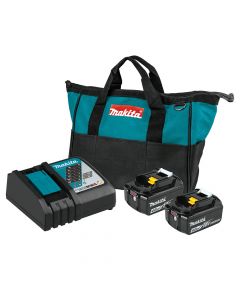 Makita BL1840BDC2 LXT 18V 4.0 Ah Lithium‑Ion Battery and Charger Starter Kit