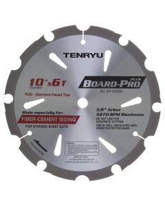 Tenryu BP-25506 Board-Pro Plus 10" x 6T Poly-Crystalline Diamond Saw Blade