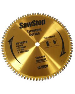 Sawstop BTS-P-80HATB 10" 80-Tooth Saw Blade