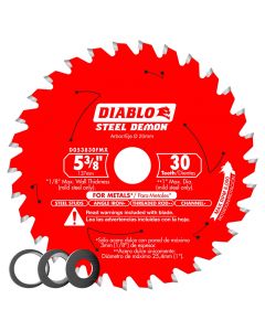 Freud D053830FMX Diablo 5‑3/8" x 30 TPI Carbide Tipped Saw Blade