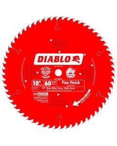 Freud Diablo D1060S 10" x 60T Fine Finish Slide Miter Saw Blade