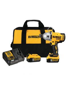 DeWalt DCF898P2 20V Max XR High Torque 7/16" Impact Wrench with Quick Release Chuck Kit, 5.0Ah