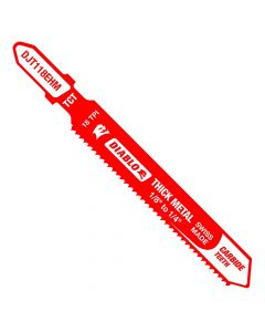 Freud Diablo DJT118EHM 3‑1/4" x 18T Carbide Tipped T‑Shank Jig Saw Blade for Thick Metal