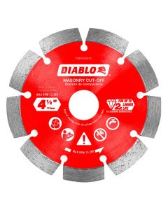 Freud Diablo DMADS0450 4-1/2" Diamond Segmented Cut‑Off Discs for Masonry