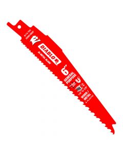 Freud Diablo DS0614BGP5 6" 8/14T Bi‑Metal Reciprocating Blade for Nail‑Embedded Wood, Metal & Plastic
