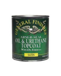 General Finishes 56572 Quart Gloss Arm-R-Seal Urethane Top Coat
